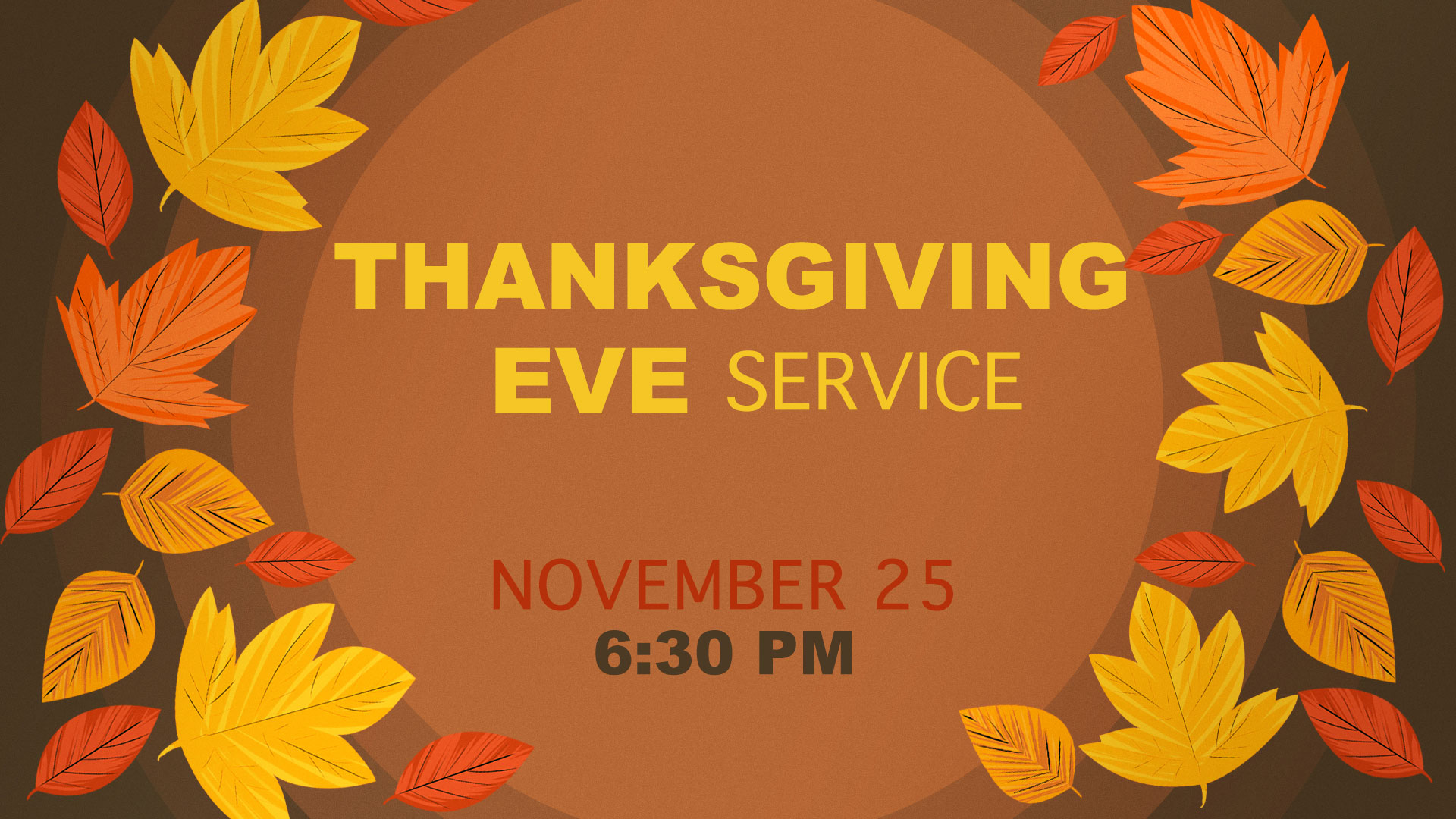 Thanksgiving Eve Service Pacific Hills Calvary Chapel Orange County