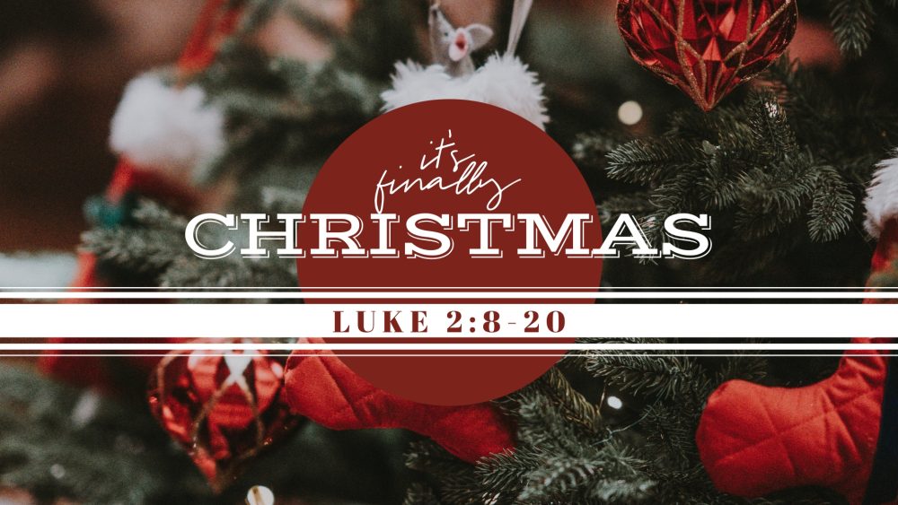 Luke 2:8-20: It's Finally Christmas (Christmas Day) Image
